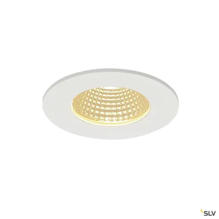 PATTA-I, encastré de plafond intérieur/extérieur, rond, blanc mat, LED, 11W, 3000K, IP20/IP65, RT 2012, variable