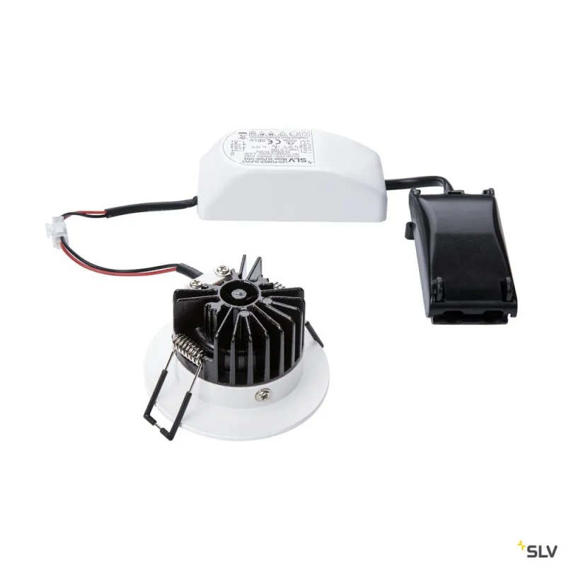 PATTA-I, encastré de plafond intérieur/extérieur, rond, blanc mat, LED, 11W, 3000K, IP20/IP65, RT 2012, variable
