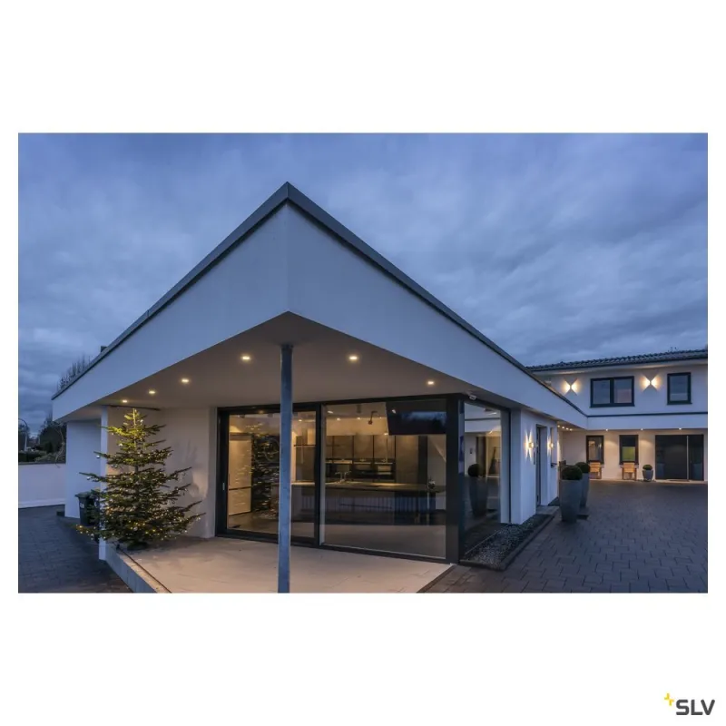 PATTA-I, encastré de plafond intérieur/extérieur, rond, blanc mat, LED, 11W, 3000K, IP20/IP65, RT 2012, variable