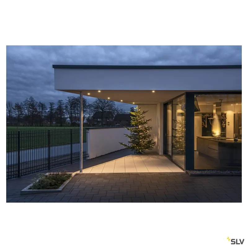 PATTA-I, encastré de plafond intérieur/extérieur, rond, blanc mat, LED, 11W, 3000K, IP20/IP65, RT 2012, variable