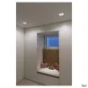 NEW TRIA 45, encastré de plafond intérieur, simple, rond, blanc mat, LED, 4,2W, 3000K, IP20/IP44, clips ressorts