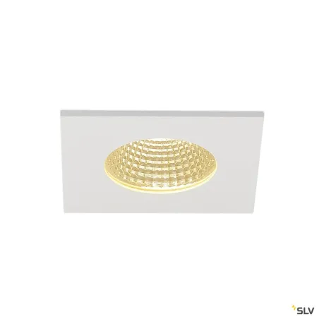 PATTA-I, encastré de plafond intérieur/extérieur, carré, blanc mat, LED, 11W, 3000K, IP20/IP65, RT 2012, variable