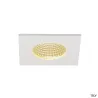 PATTA-I, encastré de plafond intérieur/extérieur, carré, blanc mat, LED, 11W, 3000K, IP20/IP65, RT 2012, variable