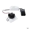 PATTA-I, encastré de plafond intérieur/extérieur, carré, blanc mat, LED, 11W, 3000K, IP20/IP65, RT 2012, variable