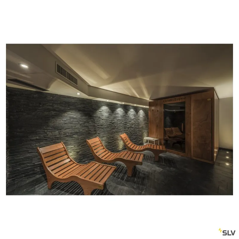 PATTA-I, encastré de plafond intérieur/extérieur, carré, blanc mat, LED, 11W, 3000K, IP20/IP65, RT 2012, variable