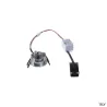 NEW TRIA 45, encastré de plafond intérieur, simple, rond, alu brossé, LED, 4,2W, 3000K, IP20/IP44, clips ressorts