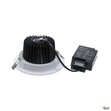 NEW TRIA 150, encastré de plafond intérieur, simple, rond, blanc, LED, 29W, 3000K, clips ressorts, variable 1-10V