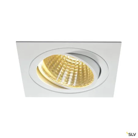 NEW TRIA 150, encastré de plafond intérieur, simple, carré, blanc, LED, 29W, 2700K, clips ressorts, variable 1-10V