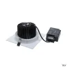 NEW TRIA 150, encastré de plafond intérieur, simple, carré, blanc, LED, 29W, 2700K, clips ressorts, variable 1-10V