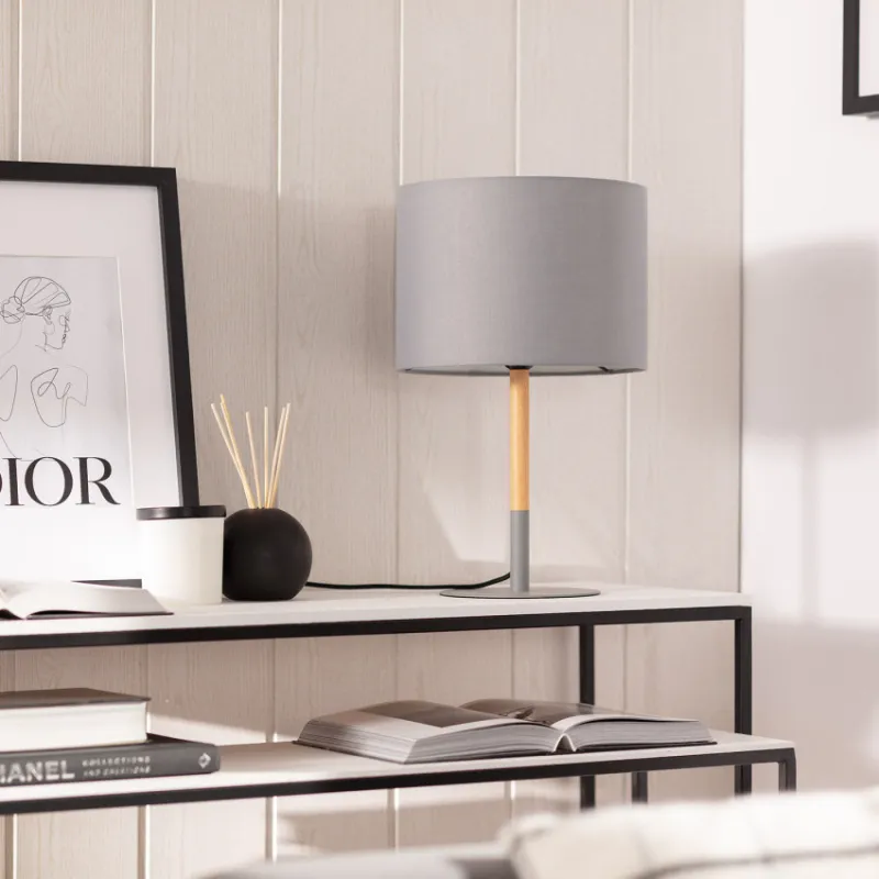 lampe-sur-pied-table-aluminium-blanc-abat-jour-blanc-culot-e27