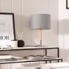 lampe-sur-pied-table-aluminium-blanc-abat-jour-blanc-culot-e27