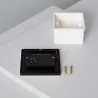 Spot de balisage à 1.5w LED d'escalier mur encastrable noir - Pas ...