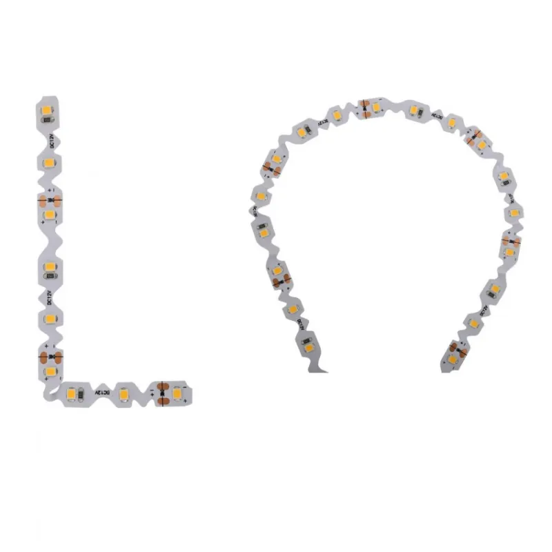Ruban strip led 12v-5m-ziz-zag ip20-3000k-4000k-6000k