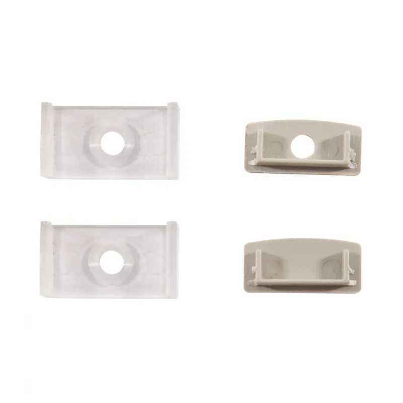 Profilé Aluminium large double ruban avec diffuseur Continu pour Ruban LED