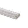 Profilé Aluminium large double ruban avec diffuseur Continu pour Ruban LED