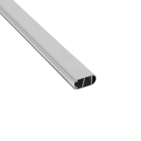 Profilé Aluminium ruban tringle vêtement placard dressing avec diffuseur Continu pour Ruban LED