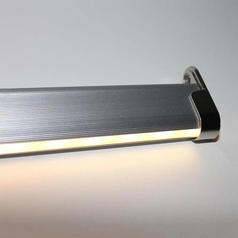Profilé Aluminium ruban tringle vêtement placard dressing avec diffuseur Continu pour Ruban LED