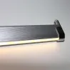 Profilé Aluminium ruban tringle vêtement placard dressing avec diffuseur Continu pour Ruban LED