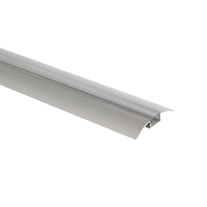 Profilé Aluminium ruban saillie avec diffuseur Continu pour Ruban LED