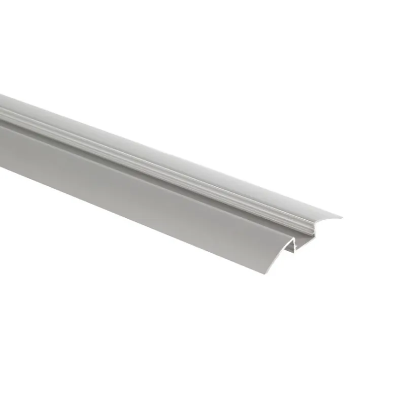 Profilé Aluminium ruban saillie avec diffuseur Continu pour Ruban LED