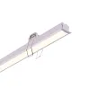 Profilé Aluminium ruban encastrable plafond avec diffuseur Continu pour Ruban LED