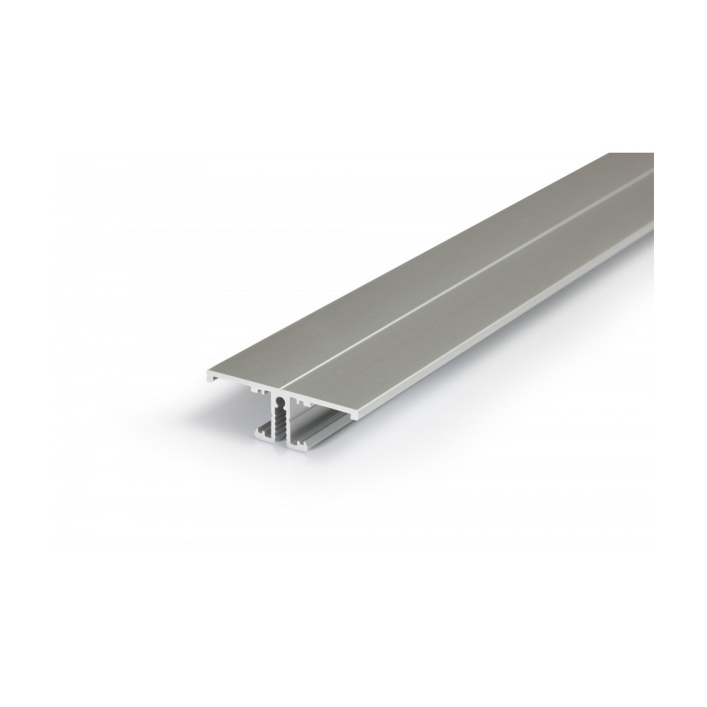 Profil aluminium 120 cm pour panneaux rainurés