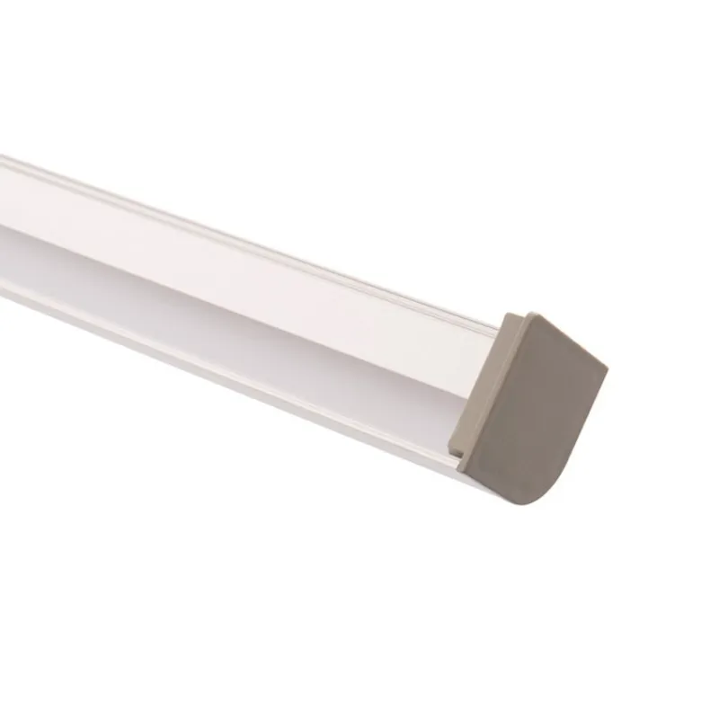 Profilé Aluminium d'angle a54 avec diffuseur Continu pour Ruban LED