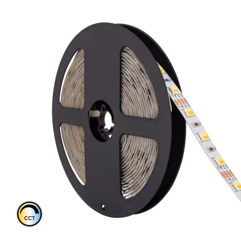 Ruban Bandeau LED cct-12v ip20-5m-60 led