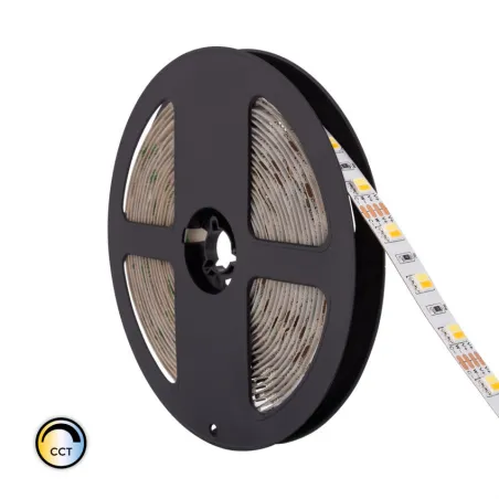 Ruban Bandeau LED cct-12v ip20-5m-60 led