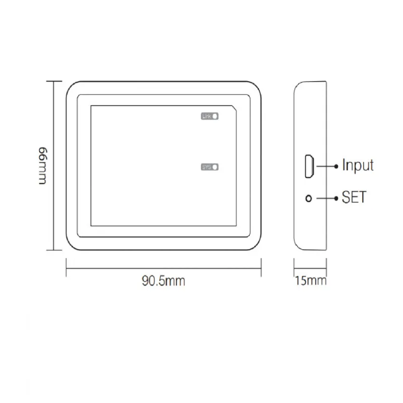 Contrôleur boitier wifi pour ampoule spot led rgbw réseau