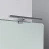 applique led 5w 350 lumens 220v miroir salle de bain inox et verre barre 30cm 220v