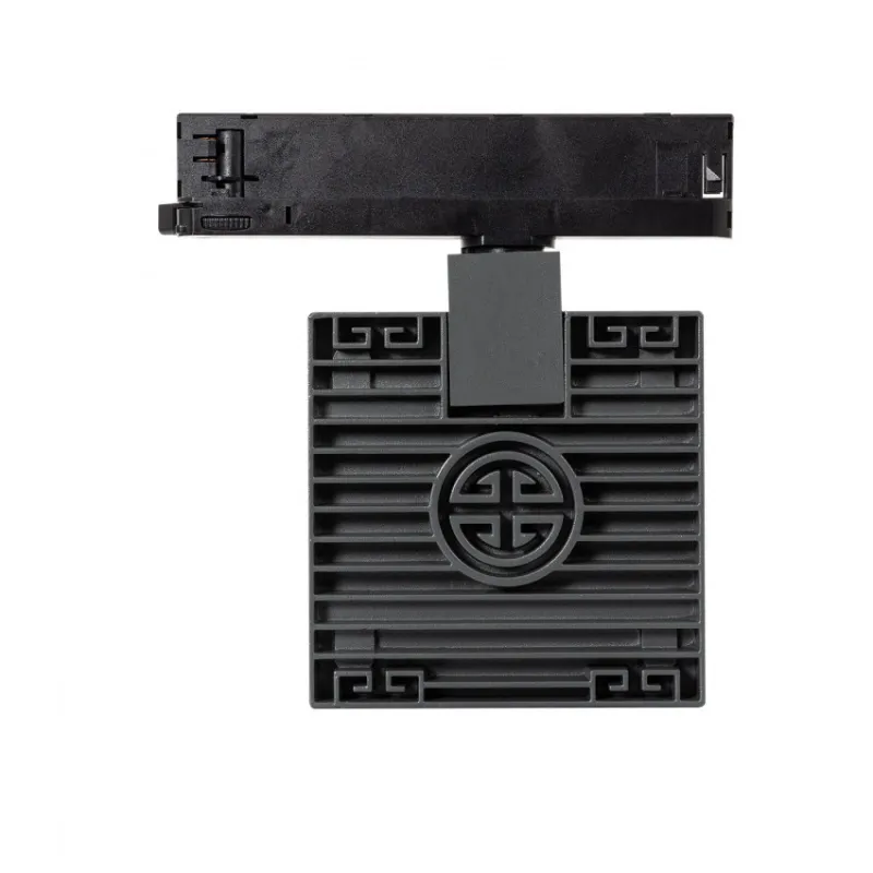 Projecteur led 30w noir-40°-cri 85-2550lm-rail 3 allumages boutiques commerces
