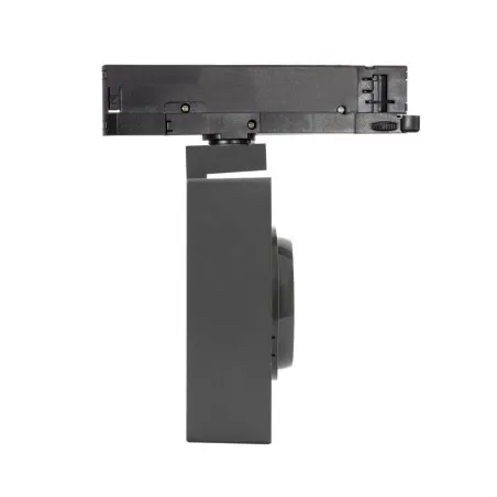 Projecteur led 30w noir-40°-cri 85-2550lm-rail 3 allumages boutiques commerces