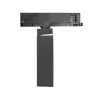 Projecteur led 40w noir-40°-cri 85-3150lm-rail 3 allumages boutiques commerces