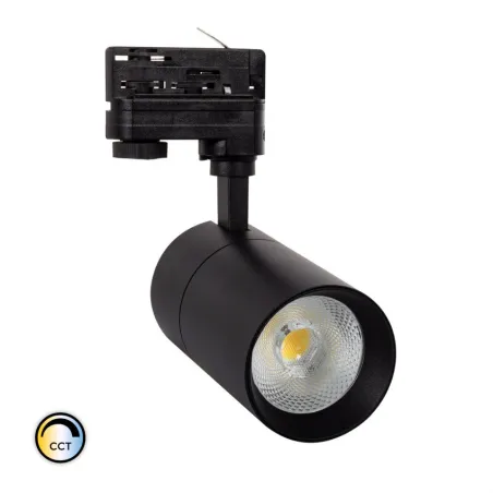 Projecteur 30w led sur rail 3 allumages 3000lm boutiques commerces