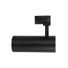 Projecteur led 30w noir-3000lm-rail 3 allumages boutiques commerces