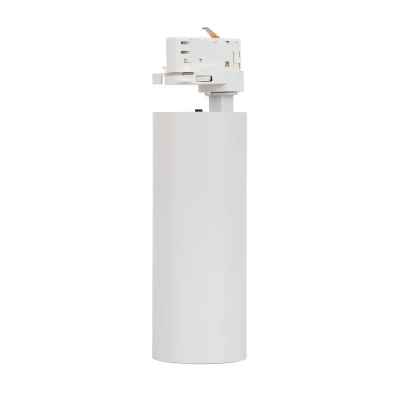 Projecteur led 30w blanc-36°-cri 80-2400lm-cct-rail 3 allumages boutiques commerces