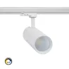 Projecteur led 30w blanc-36°-cri 80-2400lm-cct-rail 3 allumages boutiques commerces