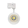 Projecteur led 30w blanc-3000lm-rail 3 allumages boutiques commerces