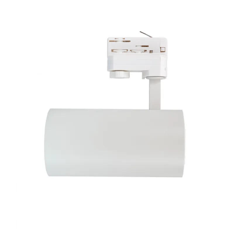 Projecteur led 40w blanc-36°-cri 80-4000lm-cct-rail 3 allumages boutiques commerces