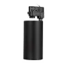 Projecteur led 40w noir-36°-cri 90-3200lm-cct-rail 3 allumages boutiques commerces