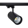 Projecteur led 40w noir-36°-cri 90-3200lm-cct-rail 3 allumages boutiques commerces