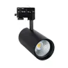 Projecteur led 40w noir-36°-cri 90-3200lm-cct-rail 3 allumages boutiques commerces