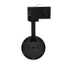 Projecteur led 30w noir-36°-cri 80-3000lm-cct-rail 3 allumages boutiques commerces