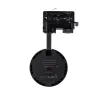 Projecteur led 40w noir-cri 90-4000lm-cct-rail 3 allumages boutiques commerces