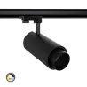 Projecteur led 40w noir-cri 90-4000lm-cct-rail 3 allumages boutiques commerces