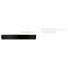 Applique plafonnier 12w led philips-métal rond noir-21cm
