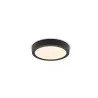 Applique plafonnier 12w led philips-métal rond noir-21cm