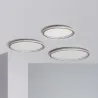 Applique plafonnier led 20w cct-métal rond 41cm-1000lm