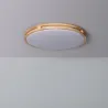 Plafonnier bois rond led 20w cct-40cm-3000k-4000k-6000k